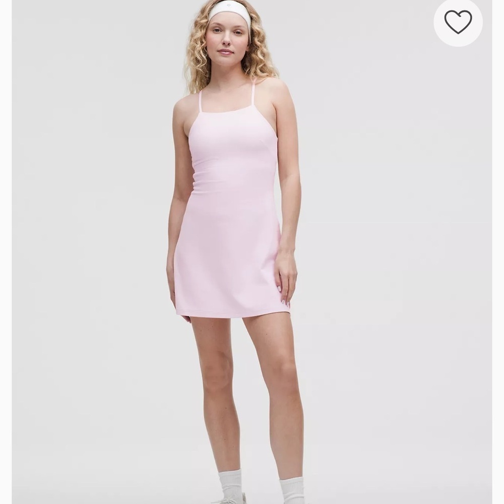 Lululemon Align Side-Slit Cami Dress in Pink Organza